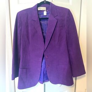 Vintage Maison Mendessolle suede blazer